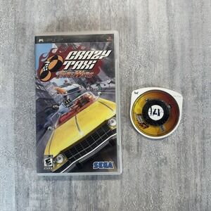 Crazy Taxi Fare Wars - PlayStation Portable (Psp) No Manual Tested